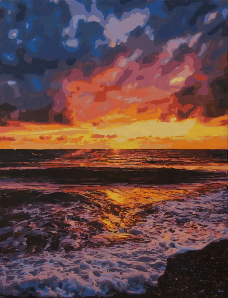 sunset tide