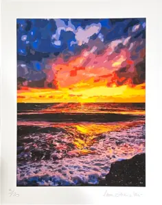 sunset tide